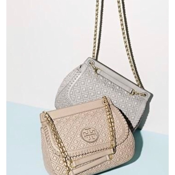 🌸🌺Tory Burch Large Marion Quilted Saddle Bag🌸🌺 - Picture 6 of 12